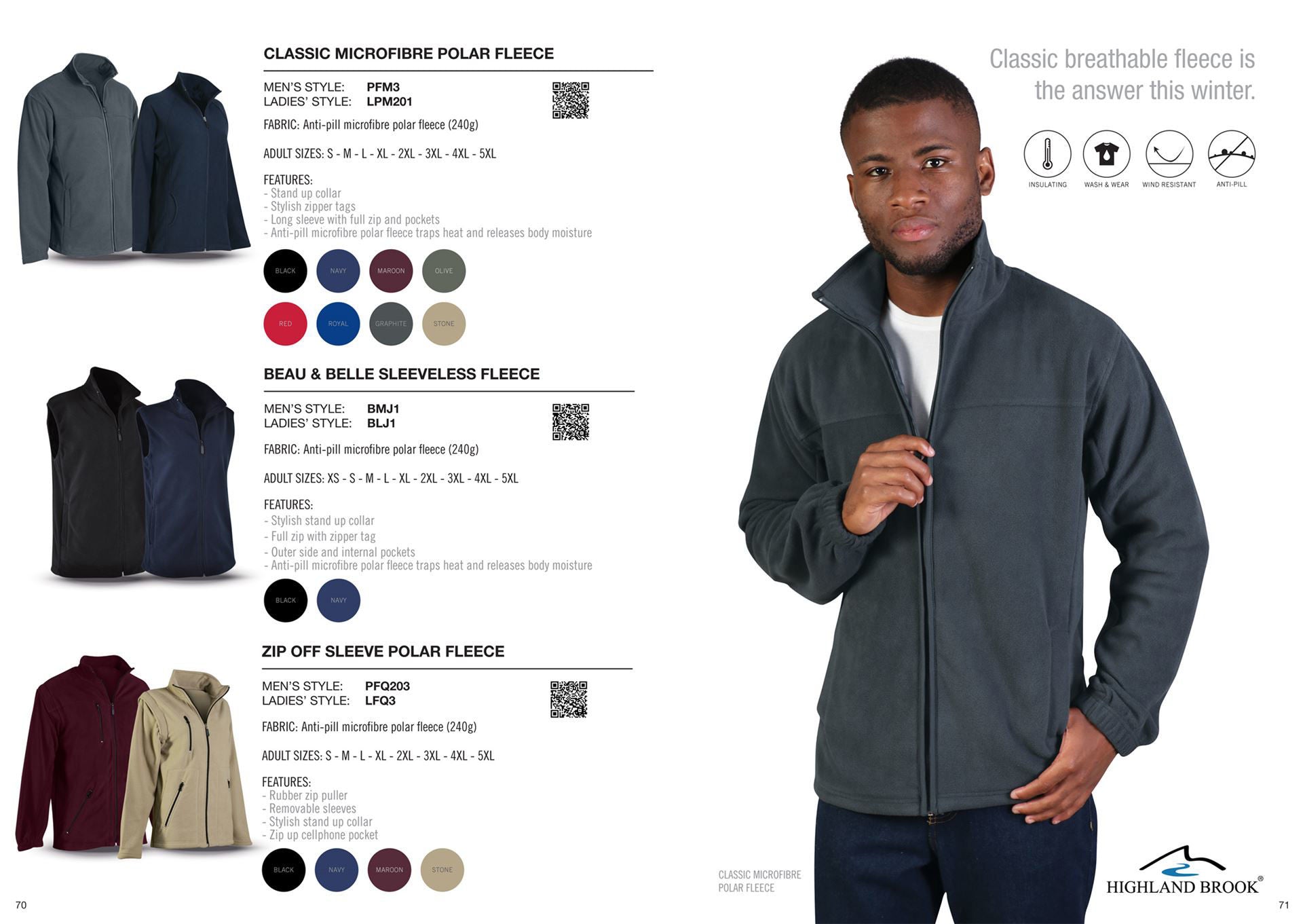 Polaire polaire à manches amovibles pour femme - Pierre - Jusqu'à épuisement des stocks