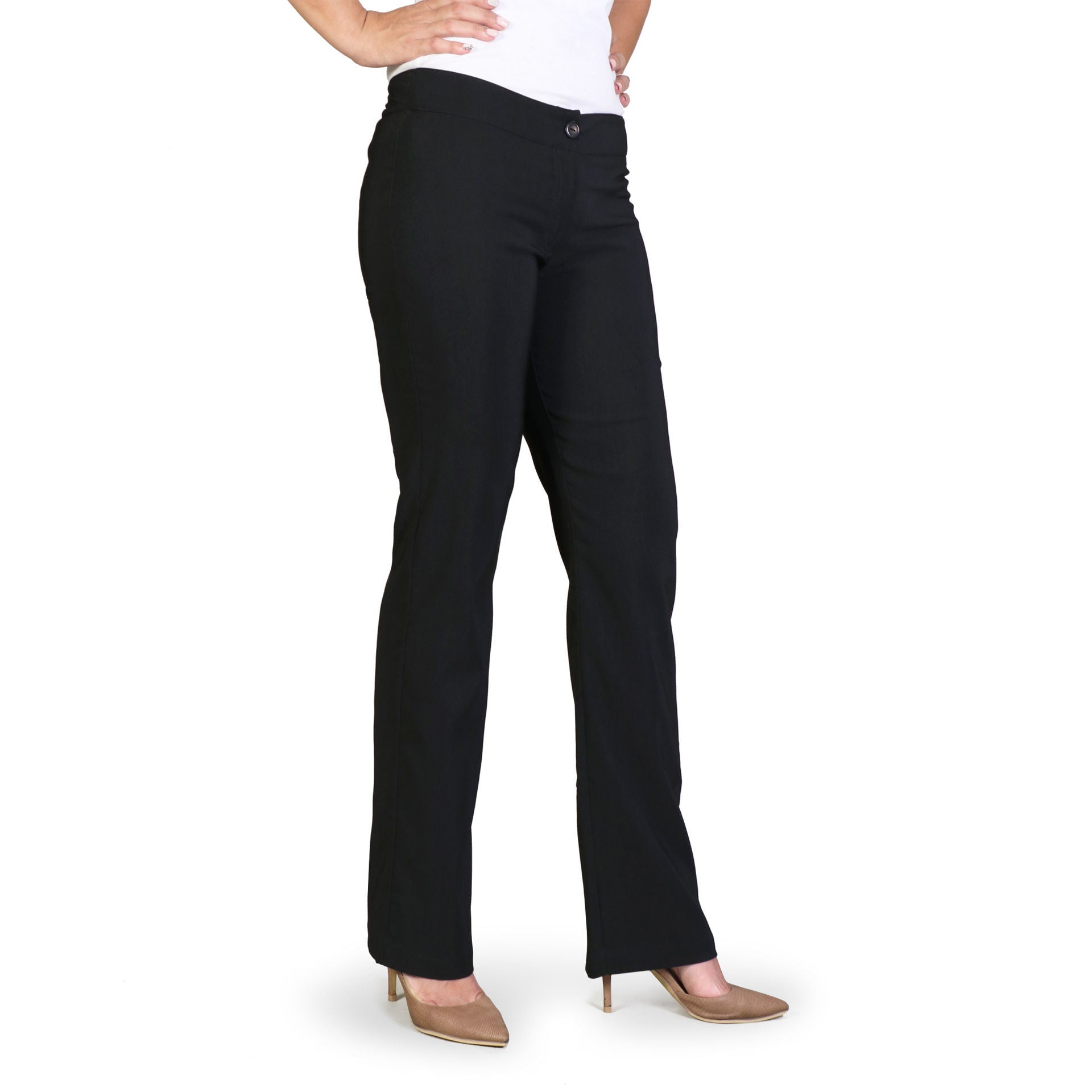 Pantalon en bengaline pour femme - Noir - Jusqu'à épuisement des stocks