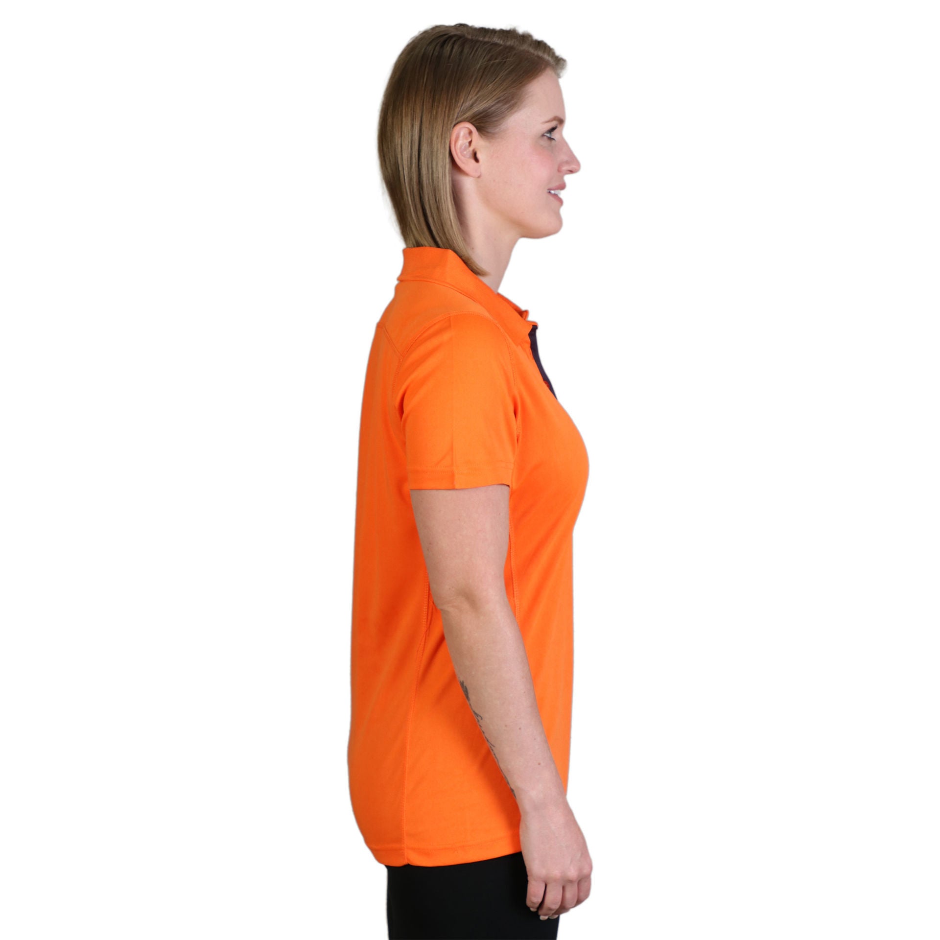 Polo Matrix pour femme - Orange/graphite