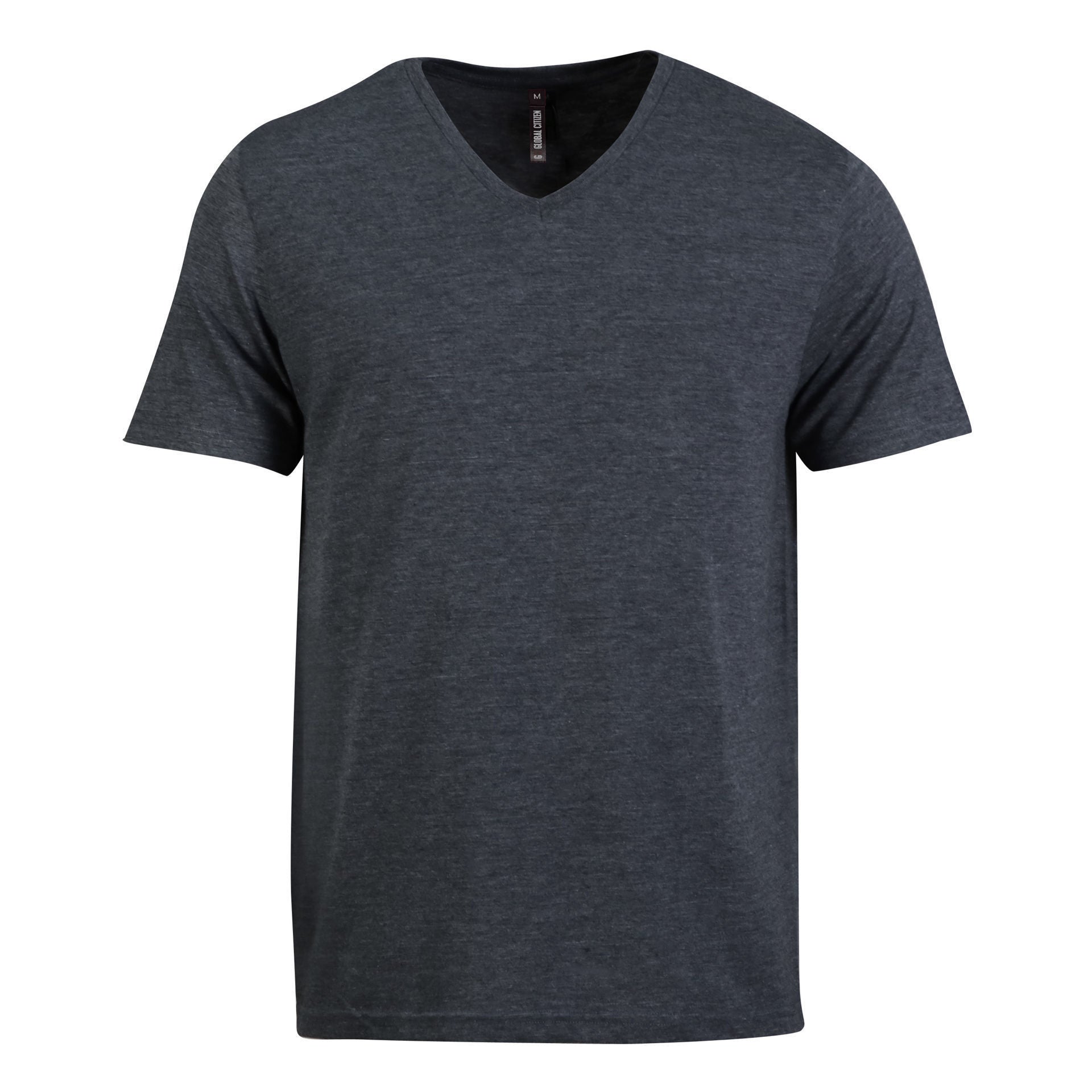 T-shirt Urban Lifestyle com decote em V 140g - grafite mesclado - enquanto durarem os stocks