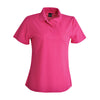 Polo clássico de malha piquet 175g para mulher - rosa choque - enquanto durarem os stocks