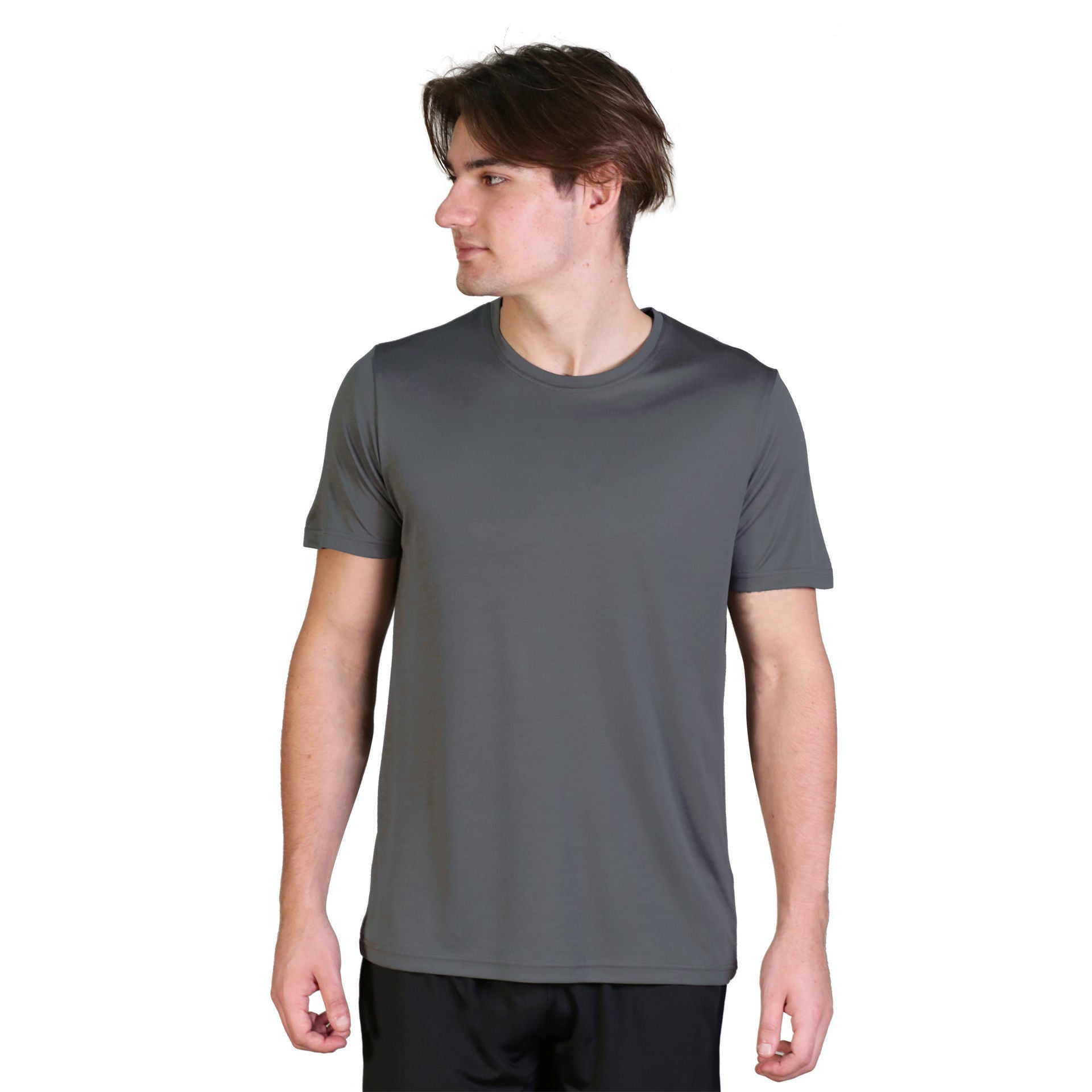 T-shirt desportiva unissexo Lifestyle - Cinza escuro - Enquanto durarem os stocks