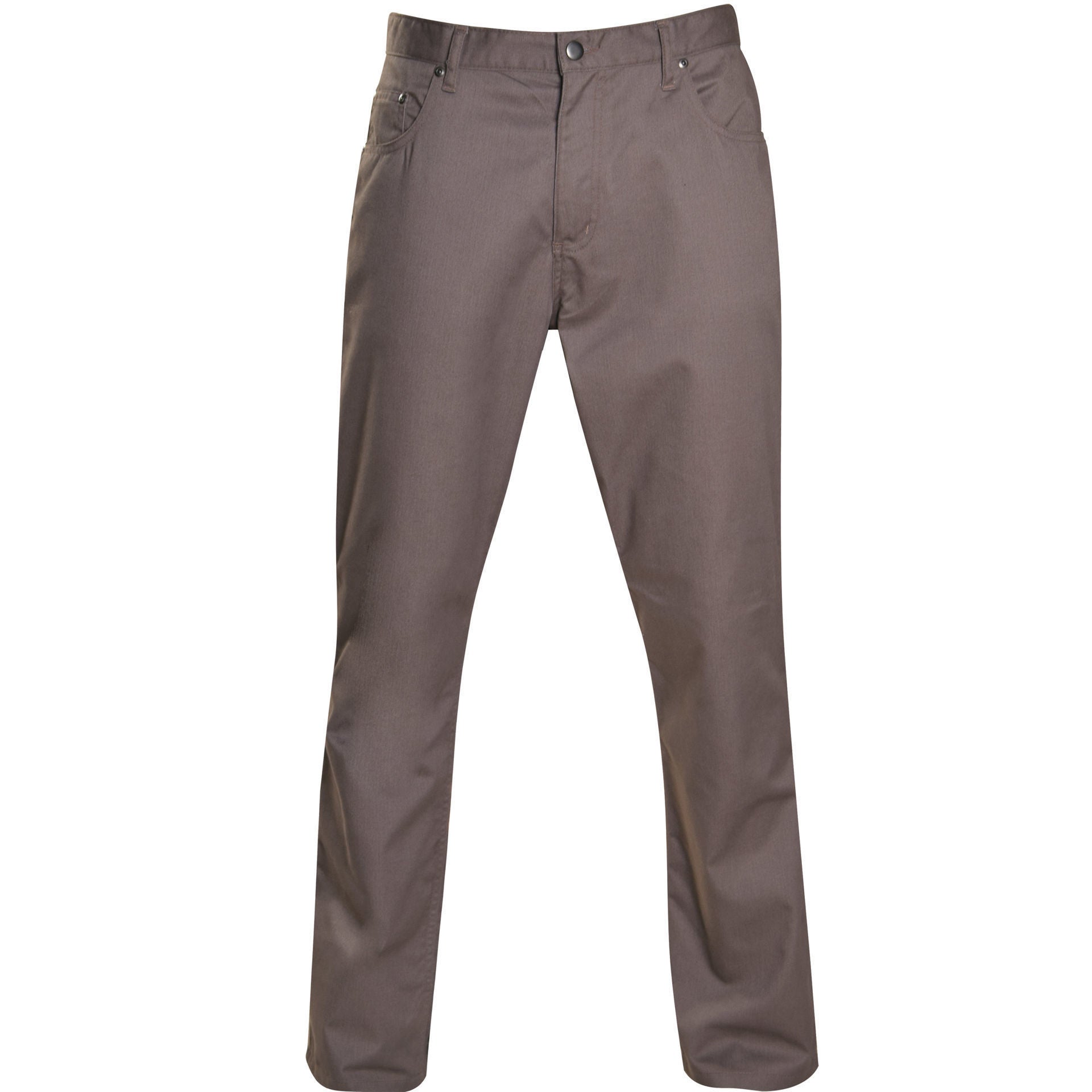 5 Pocket Polycotton Chino Pants - Fossil - While Stocks Last