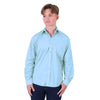 Chemise tissée classique à manches longues