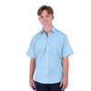 Chemise tissée classique à manches courtes
