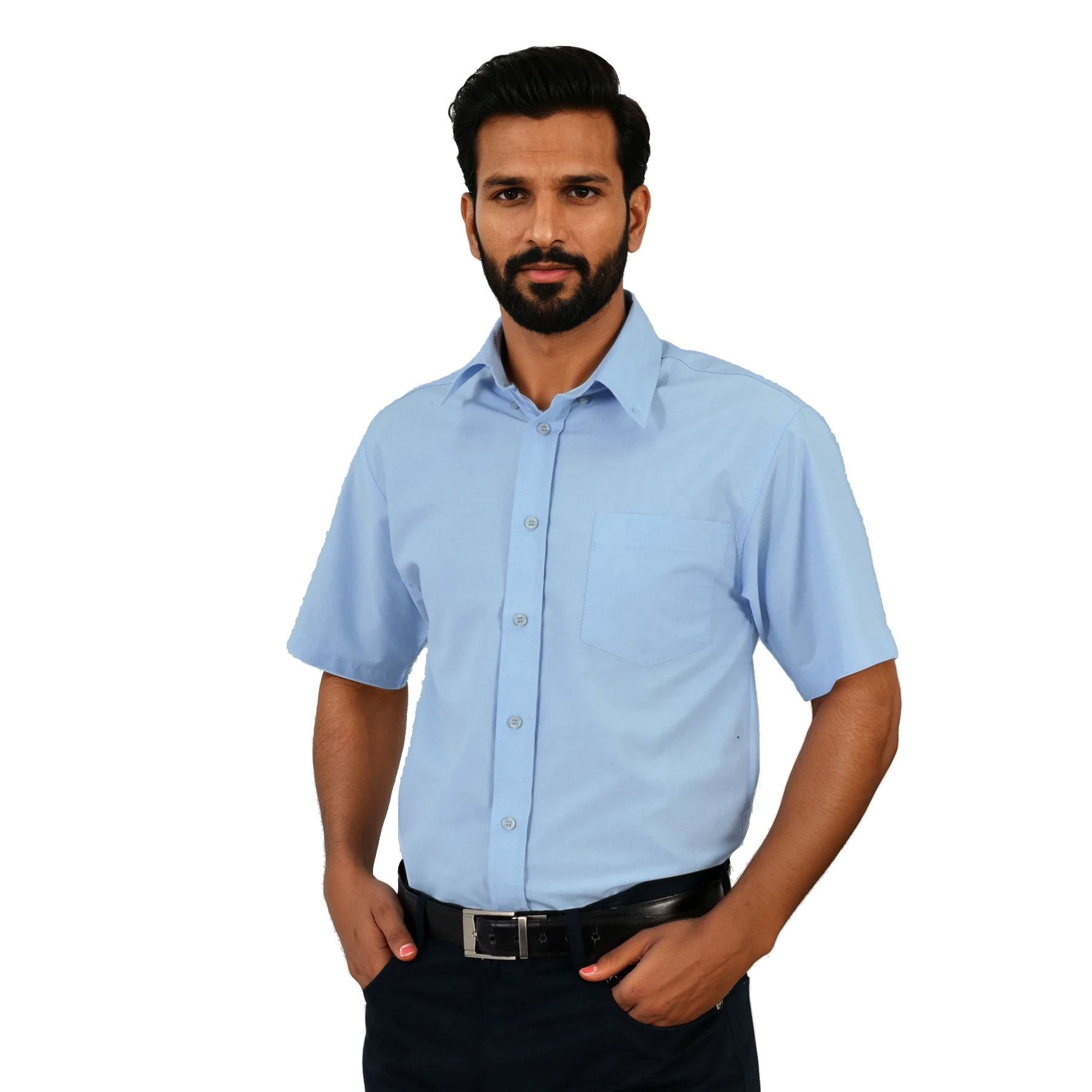 Chemise tissée Prime à manches courtes