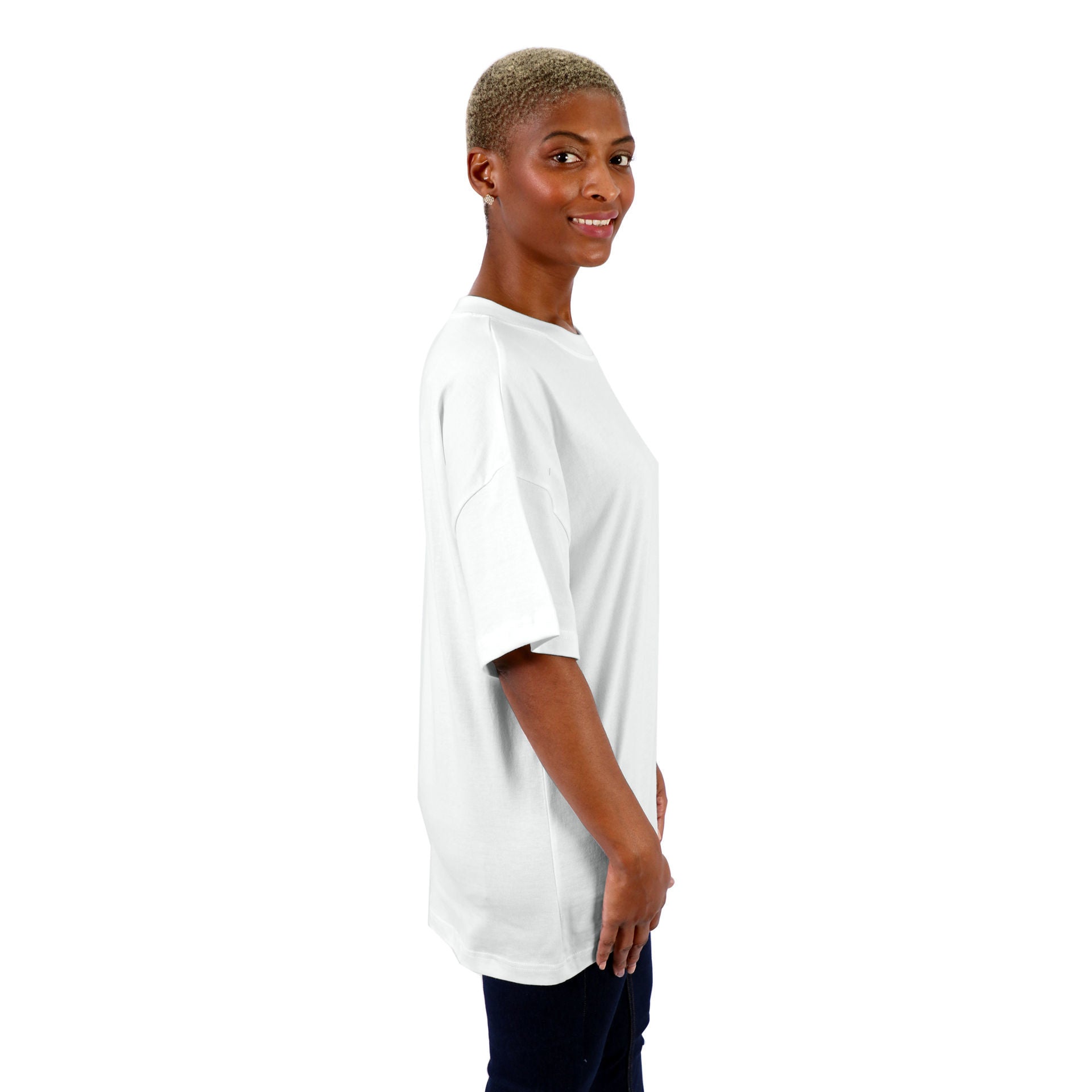 T-shirt com ombros caídos 200g