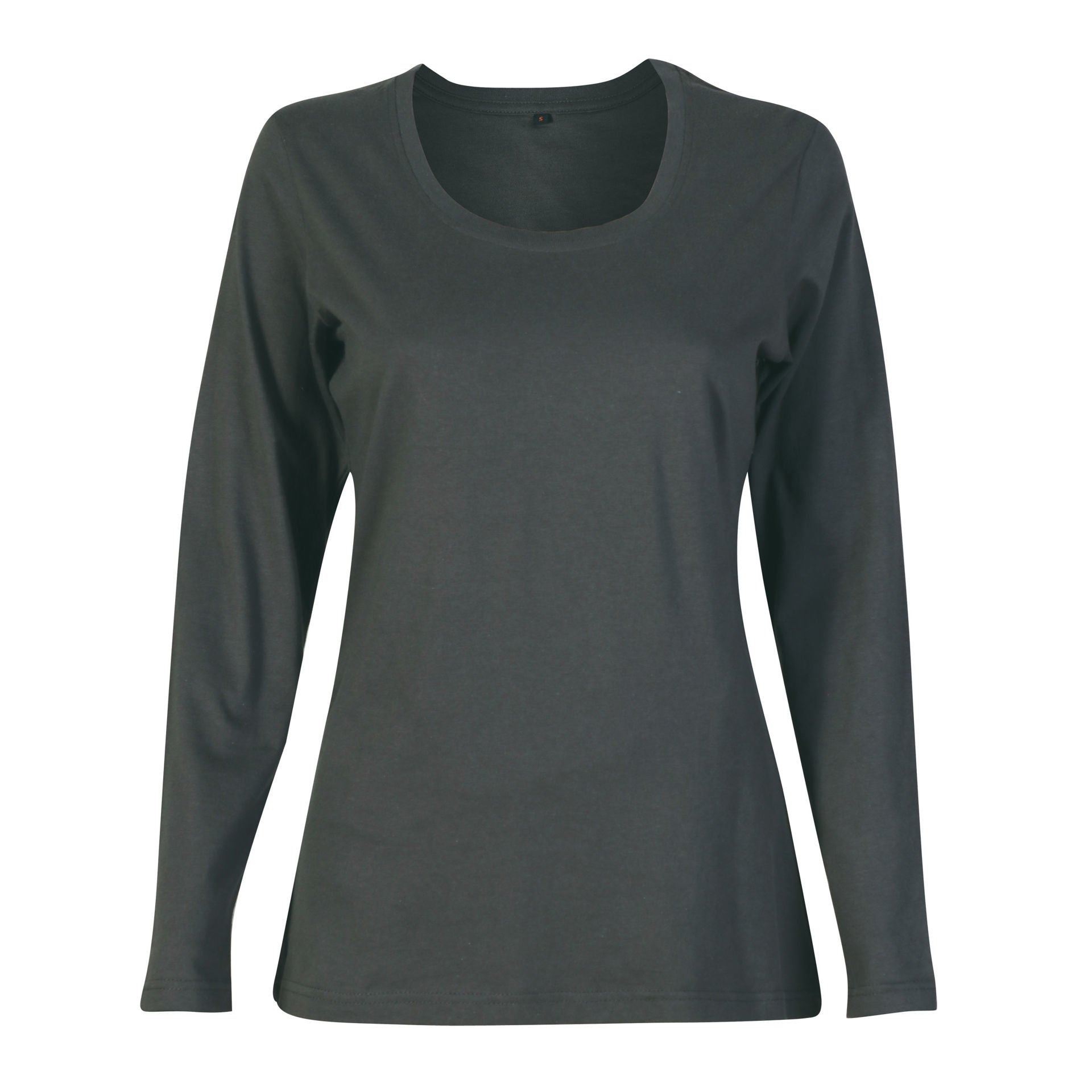 Ladies 150g Fashion Fit T-Shirt - long sleeve - End Of Range
