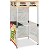 Kiosque de tonnelle sublimé Ovation 1 m x 1 m - 3 demi-parois - 1 paroi entière