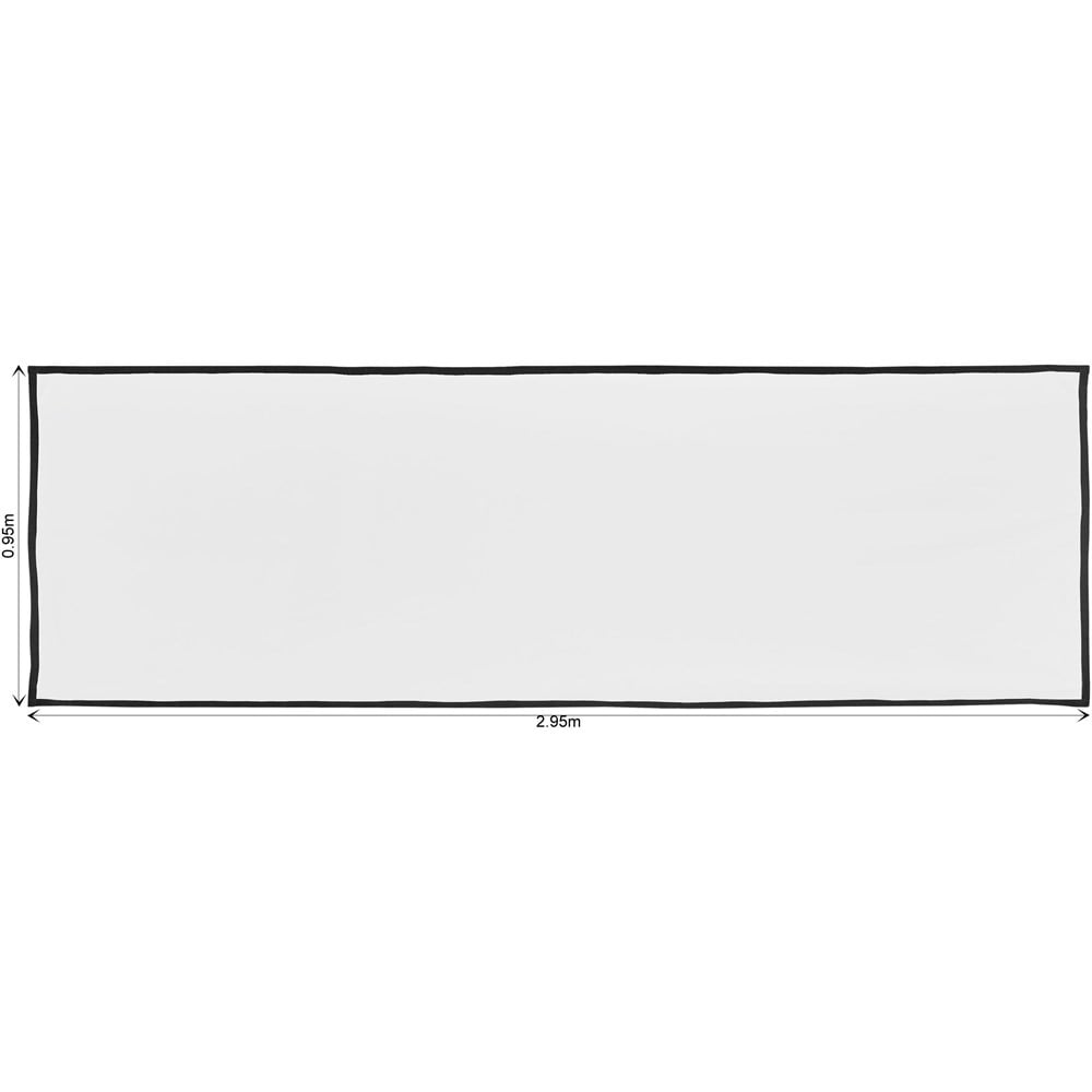 Revêtement en tissu résistant à la décoloration en forme de A 3 m x 1 m