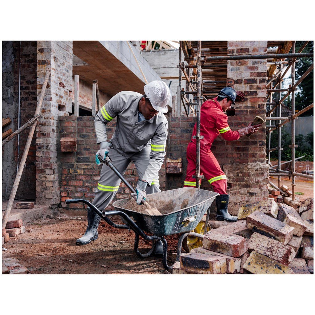 Trade Polycotton Conti Suit - Reflective Arms & Legs - Yellow Tape image