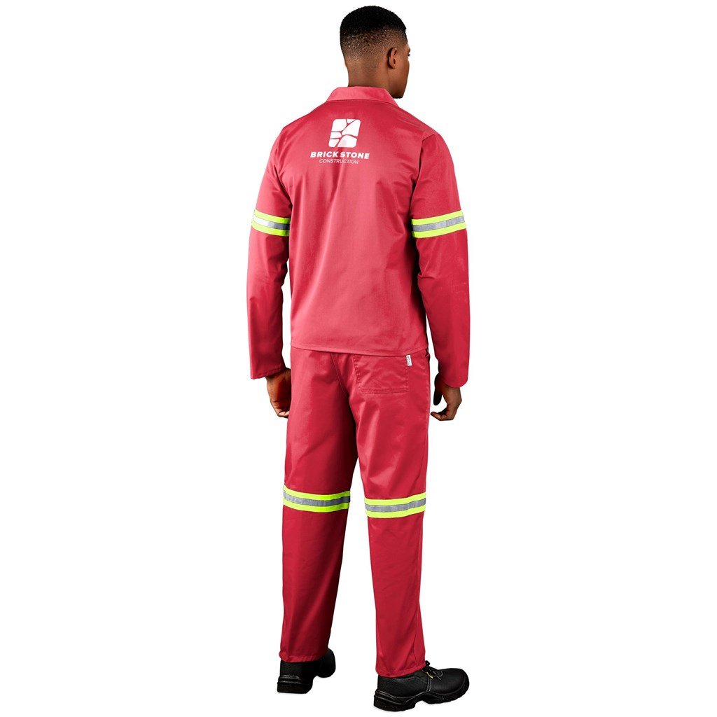 Trade Polycotton Conti Suit - Reflective Arms & Legs - Yellow Tape image