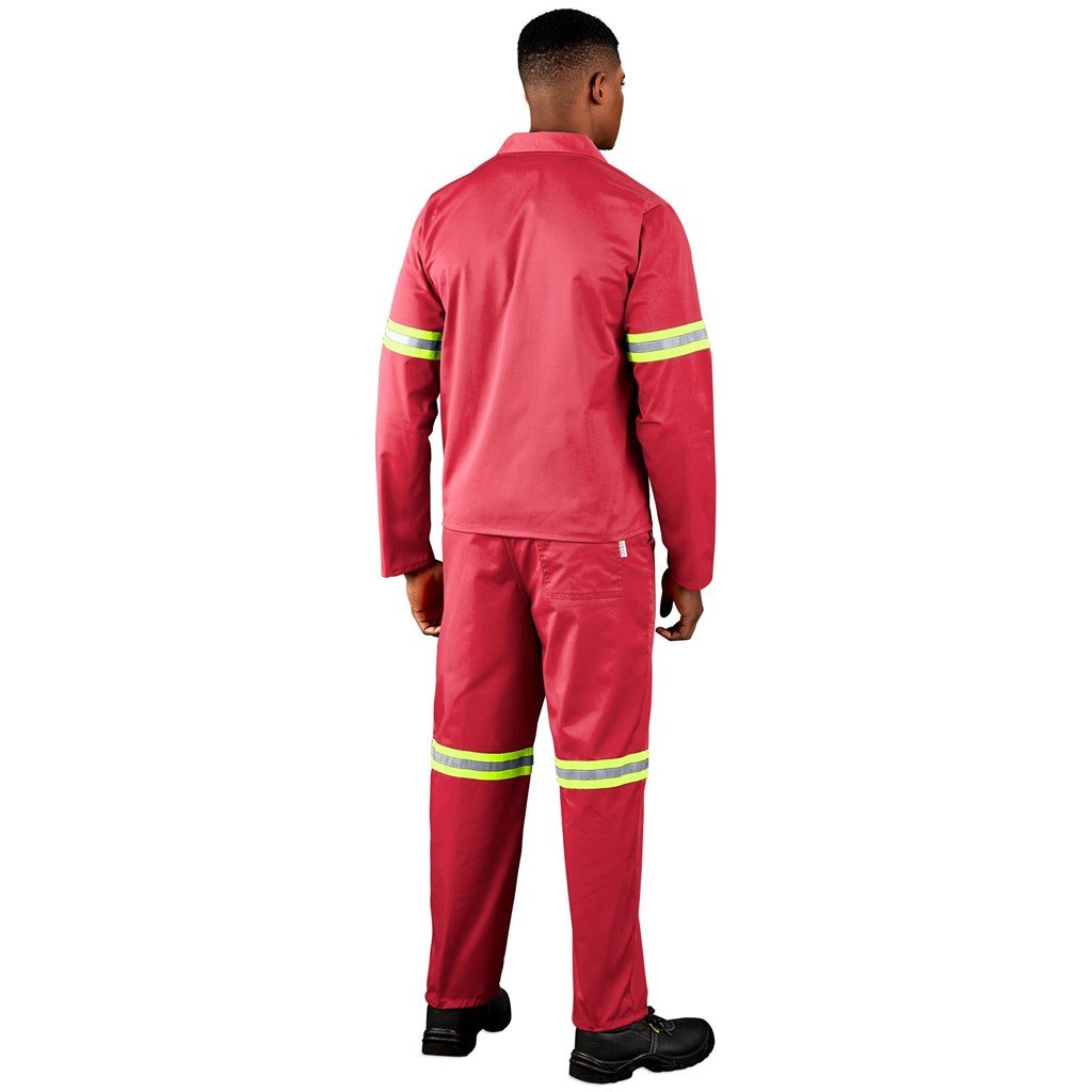 Trade Polycotton Conti Suit - Reflective Arms & Legs - Yellow Tape image