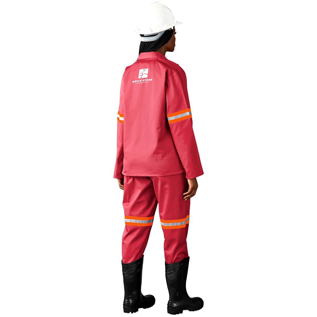 Trade Polycotton Conti Suit - Reflective Arms & Legs - Orange Tape image