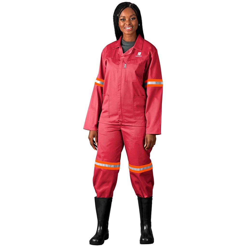 Trade Polycotton Conti Suit - Reflective Arms & Legs - Orange Tape image
