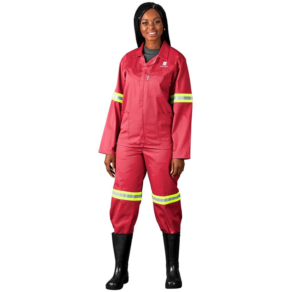 Trade Polycotton Conti Suit - Reflective Arms, Legs & Back - Yellow Tape image