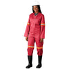 Trade Polycotton Conti - Suit Reflective Arms, Legs & Back - Orange Tape image