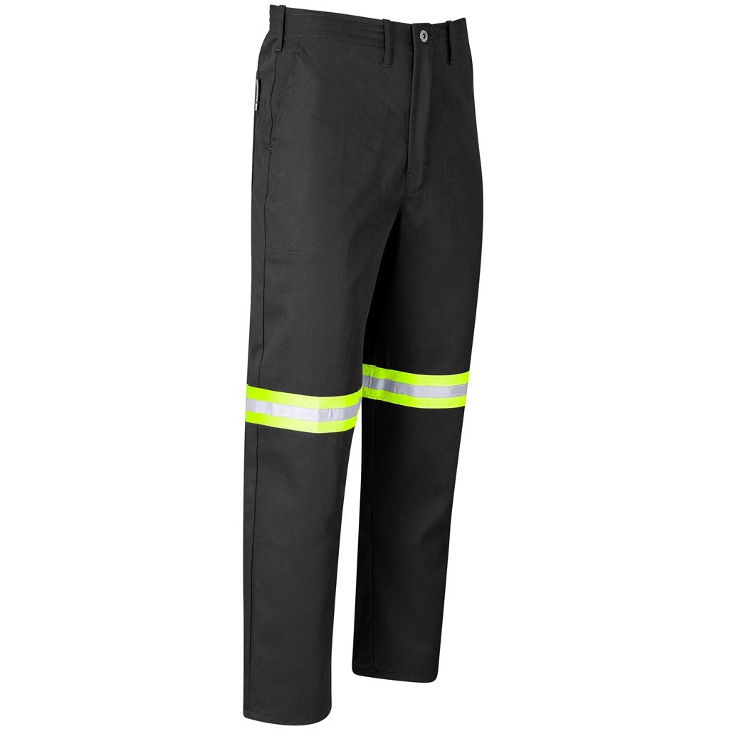 Pantalon en polycoton - Jambes réfléchissantes - Ruban jaune