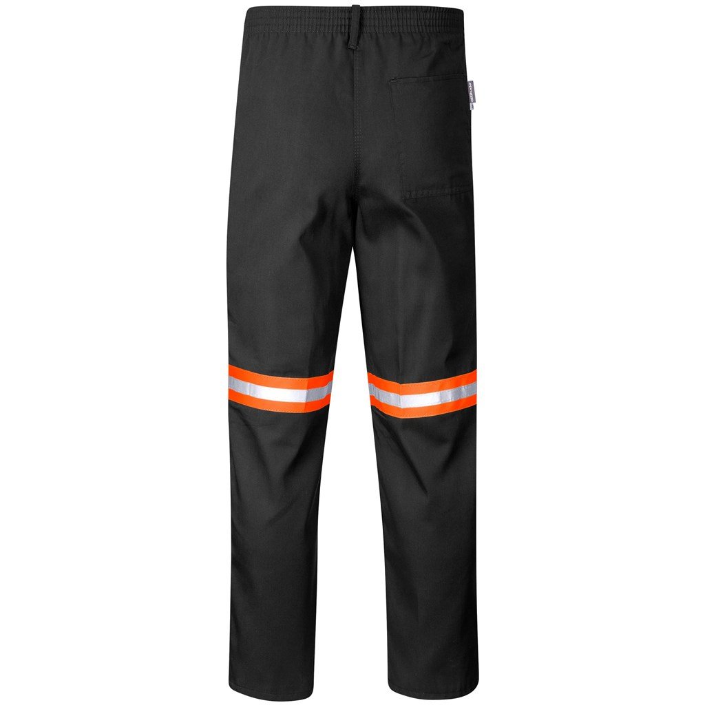 Pantalon en polycoton Trade - Jambes réfléchissantes - Ruban orange