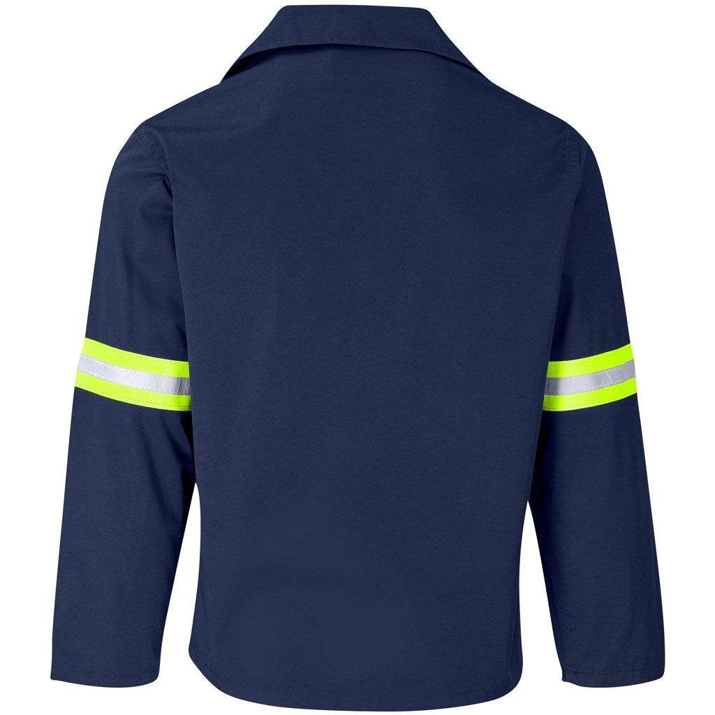 Casaco Site Premium Polycotton - Braços Refletivos - Fita Amarela