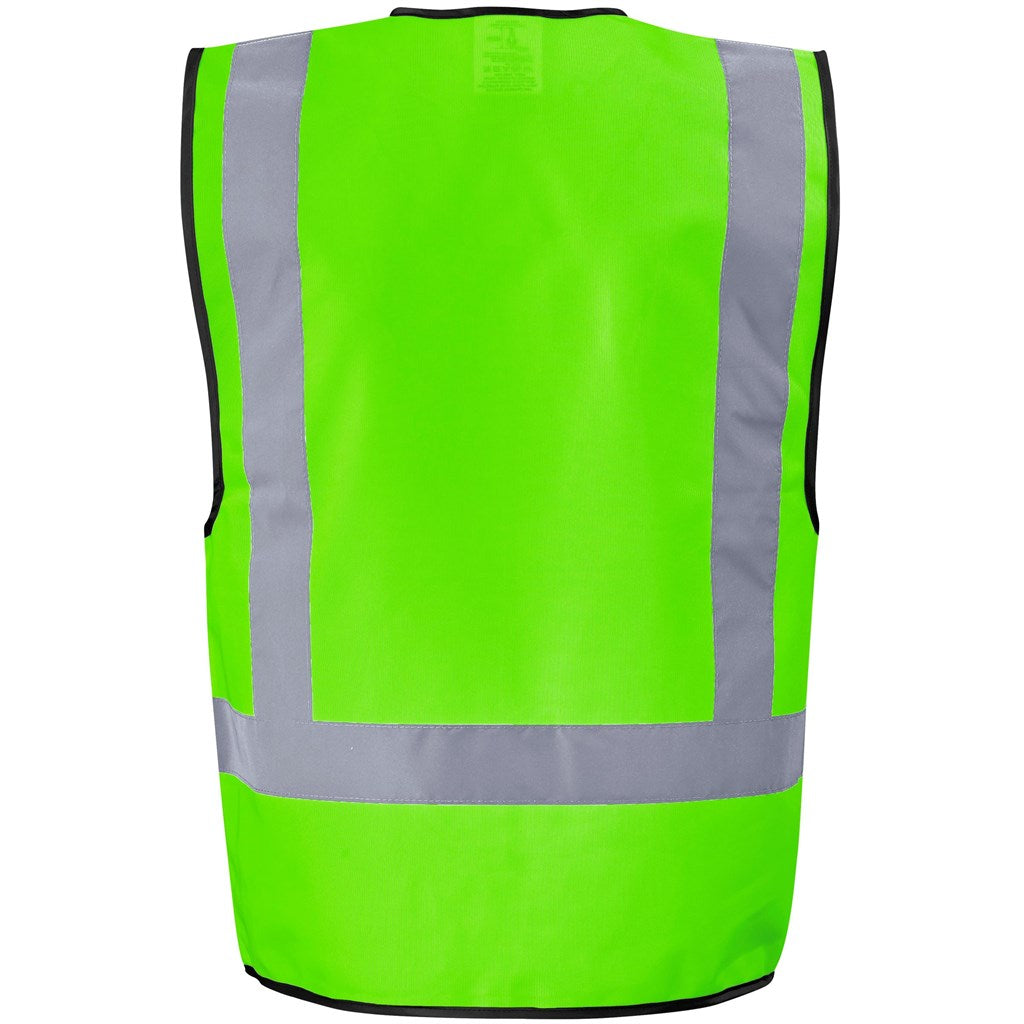 Colete refletor Direction En4 Hi-Viz com fecho completo
