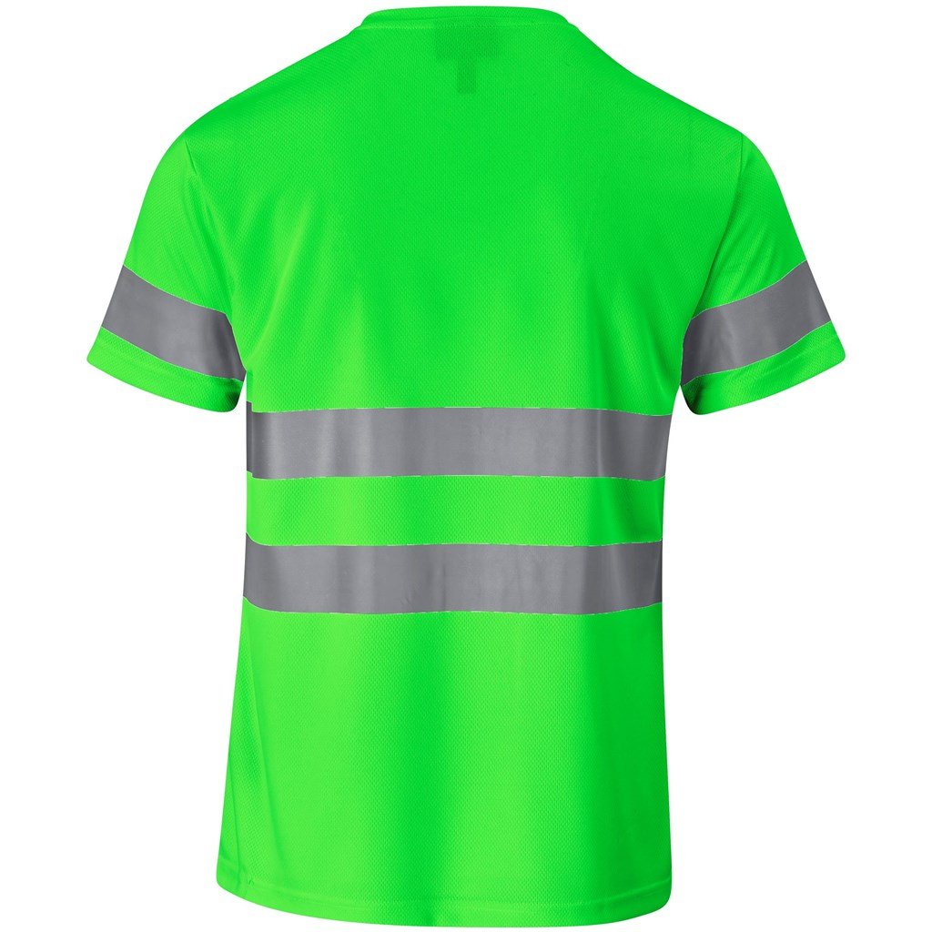 T-shirt refletora de alta visibilidade para construção