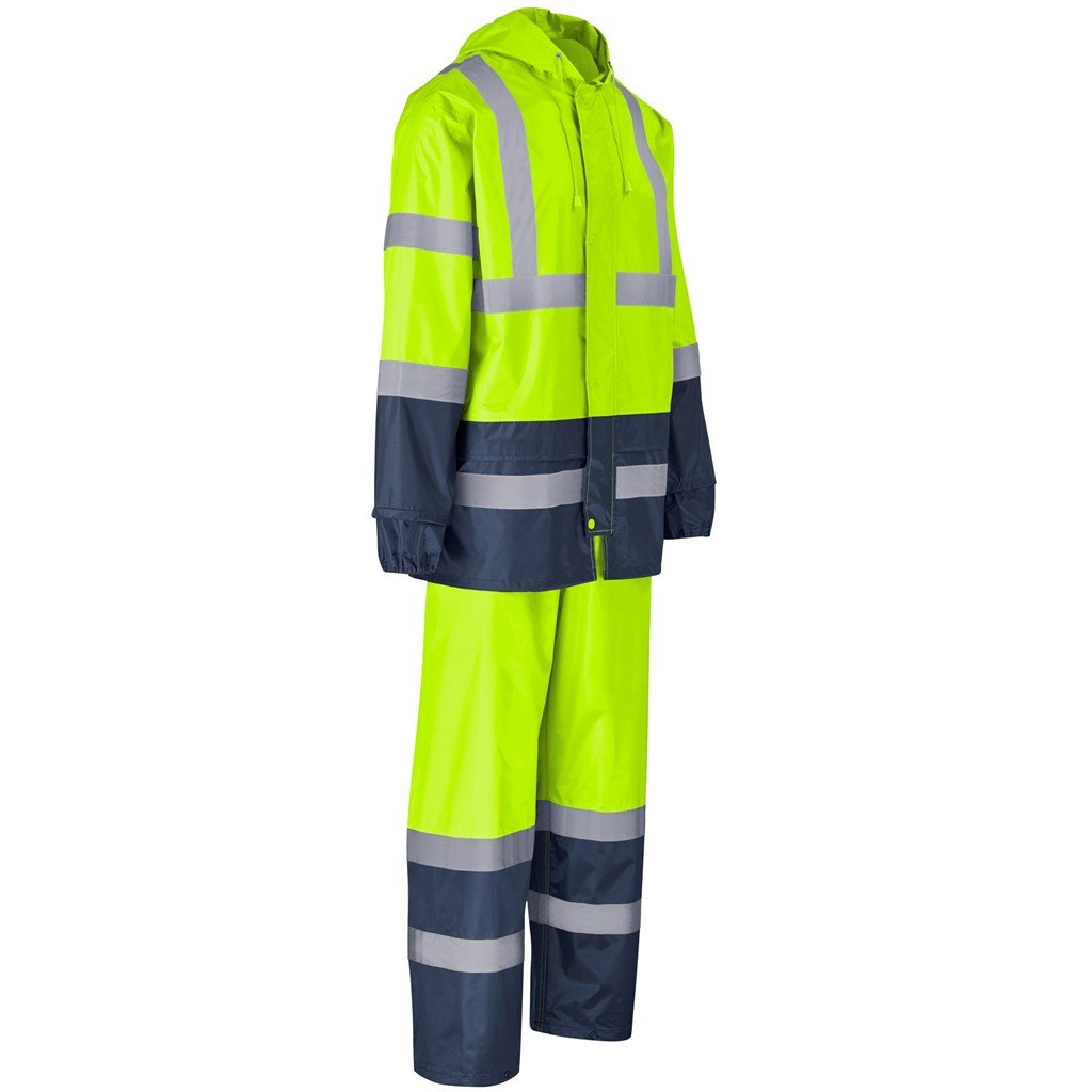Macacão impermeável Torrent Two-Tone Hi-Viz Ref em poliéster/PVC - Verde-limão