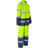 Macacão impermeável Torrent Two-Tone Hi-Viz Ref em poliéster/PVC - Verde-limão