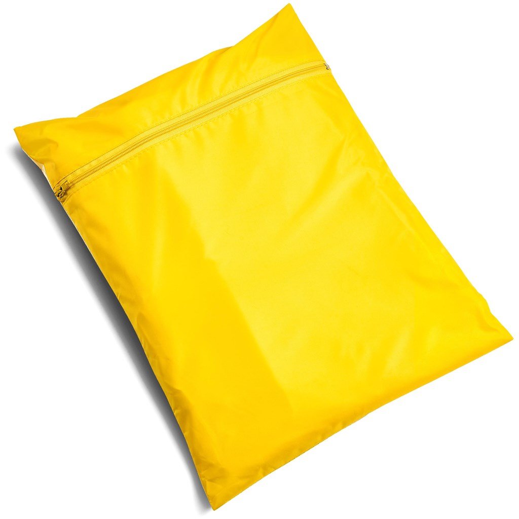 Capa de chuva emborrachada em poliéster/Pvc Thunder - Amarela