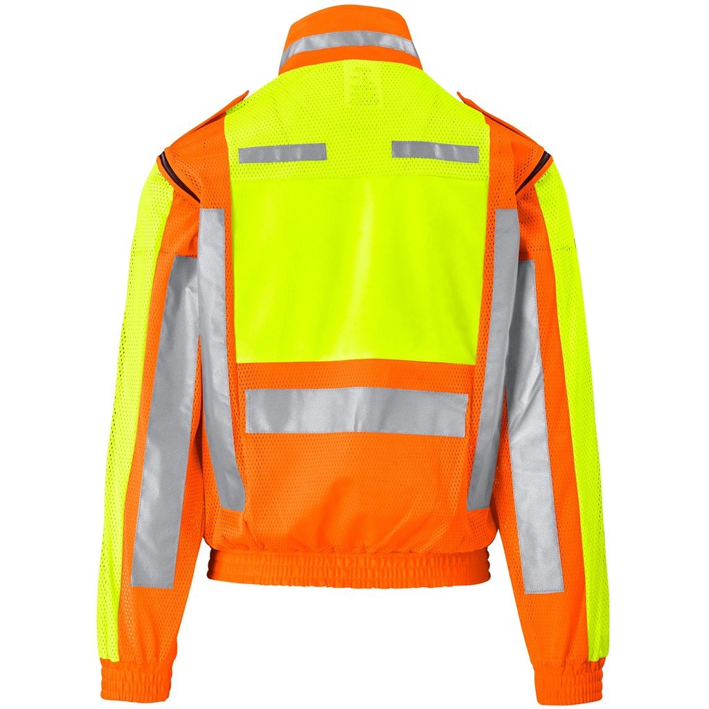 Casaco refletor Metro Two-Tone de alta visibilidade com fecho
