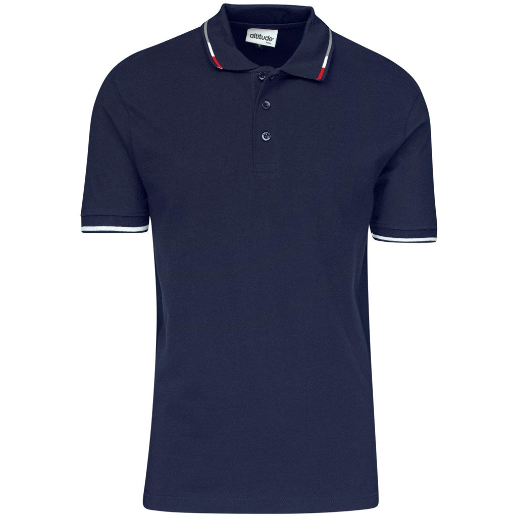 Camisola de golfe Ash para homem - Azul-marinho