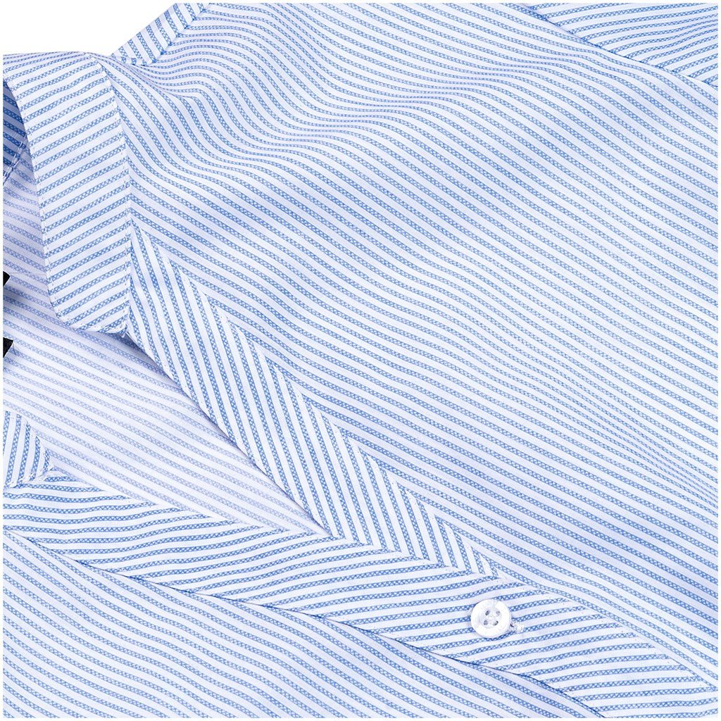 Chemise Birmingham à manches longues pour homme - Bleu clair
