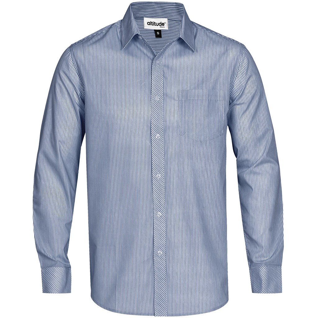 Chemise Birmingham à manches longues pour homme - Bleu marine