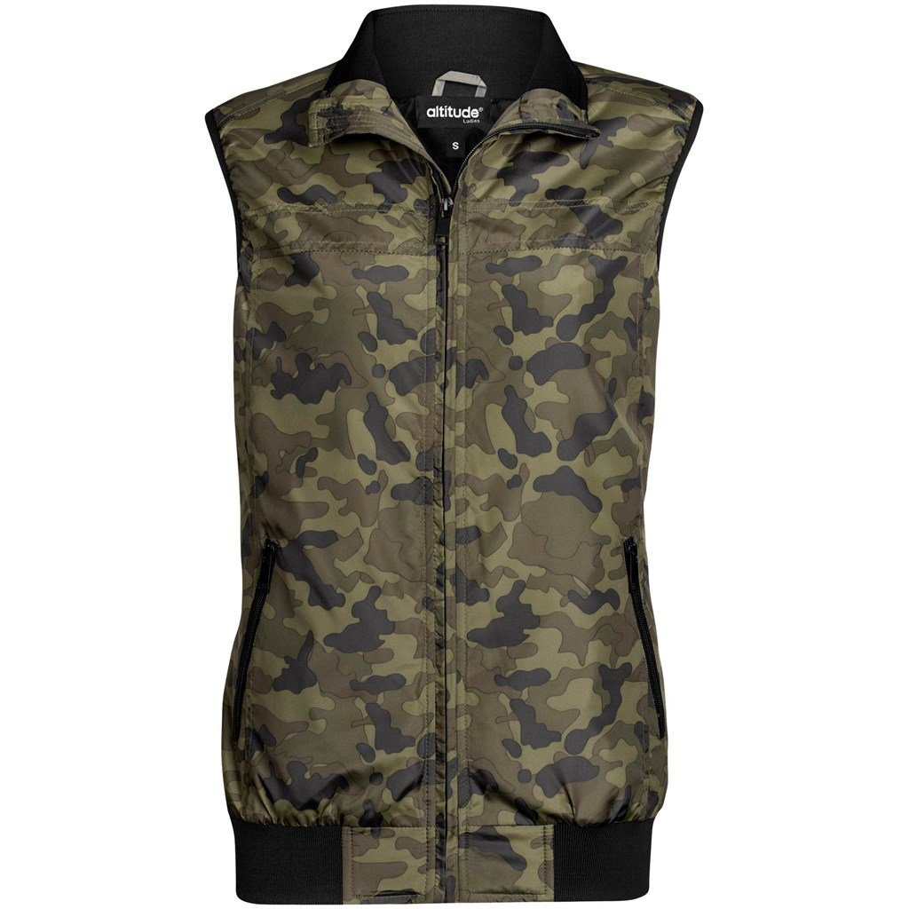 Bodywarmer Colorado pour dames - Camouflage