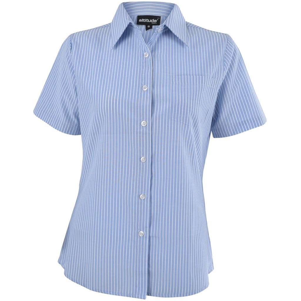Chemise Drew à manches courtes pour femme - Bleu clair