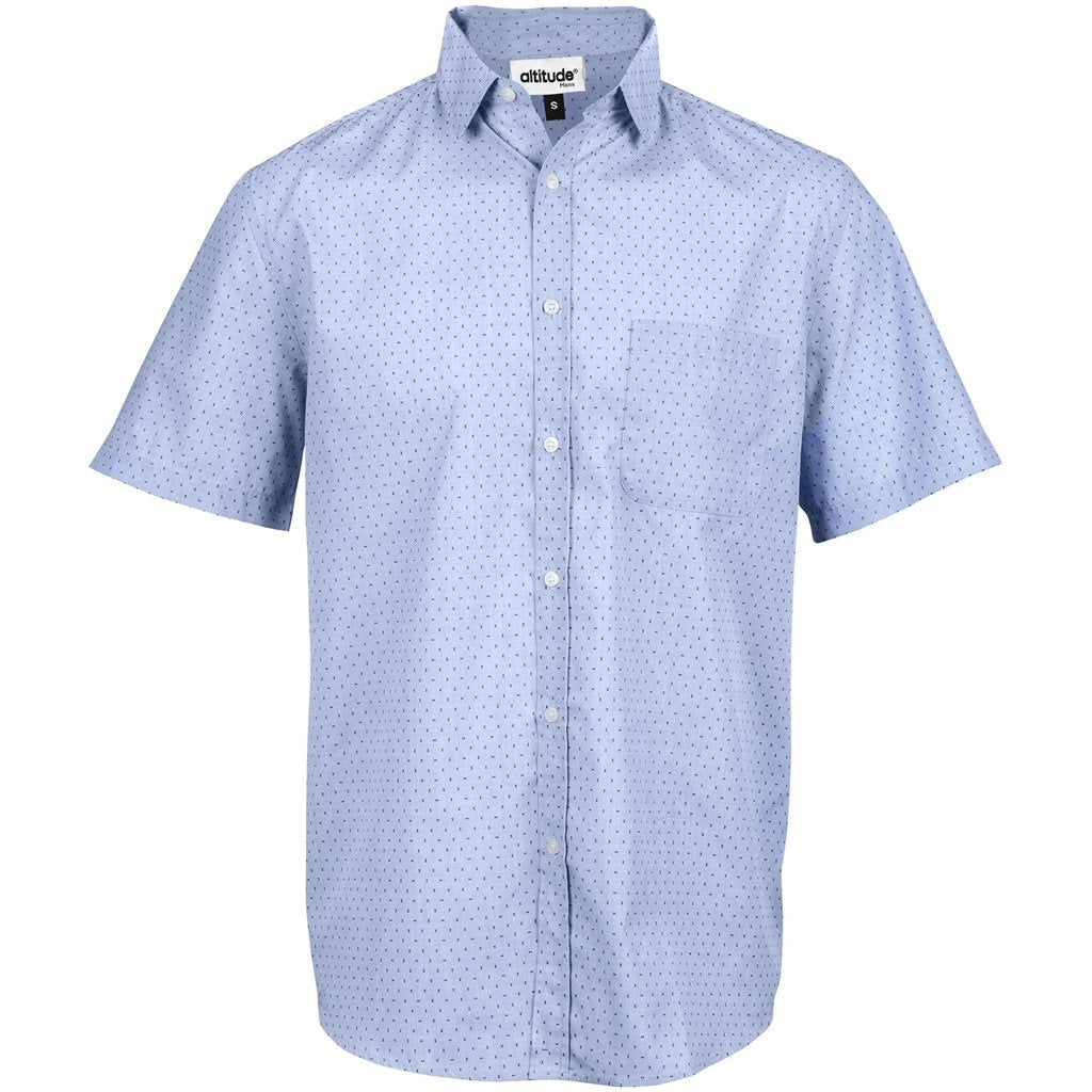 Chemise Duke à manches courtes pour homme - Bleu clair