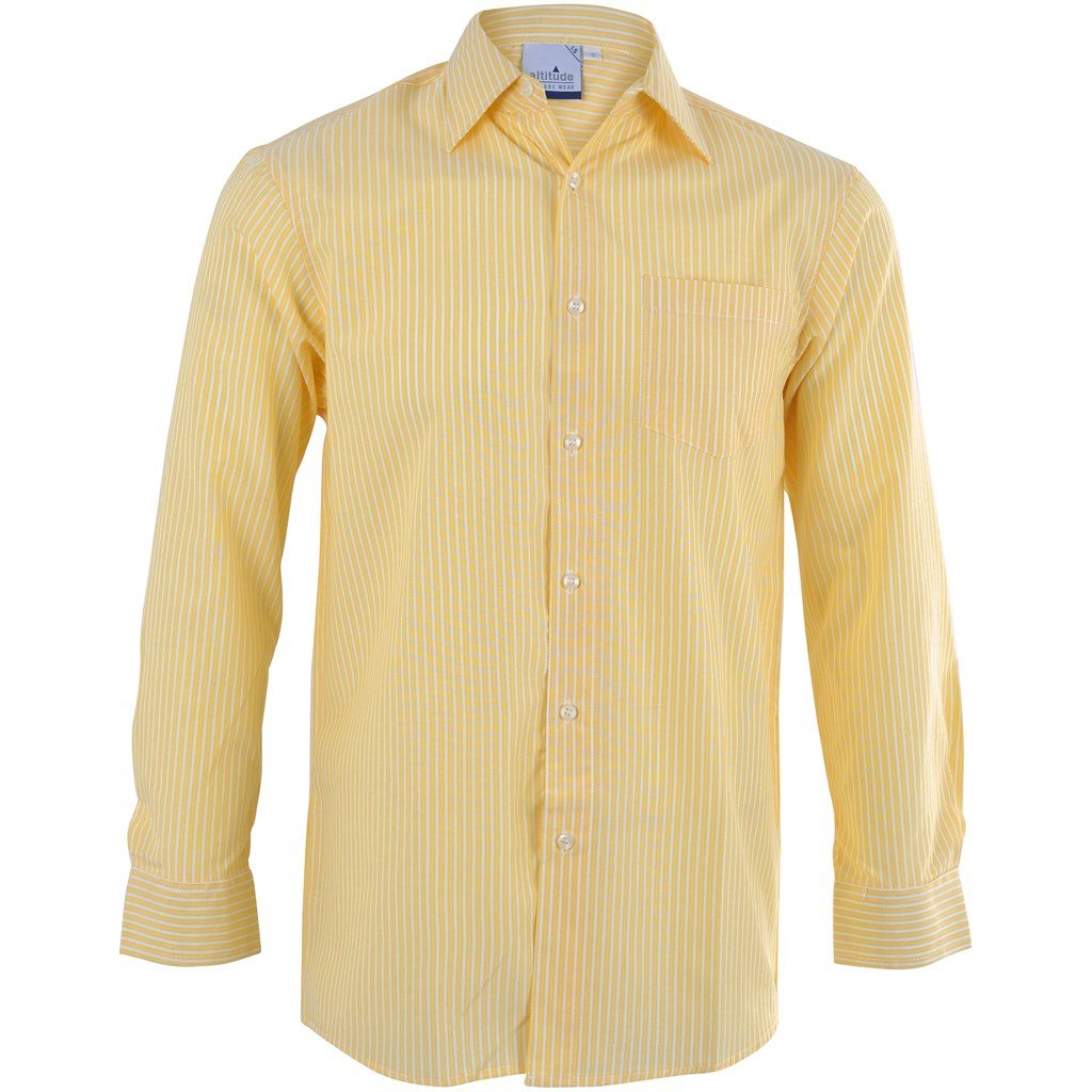 Chemise Drew à manches longues pour homme - Jaune