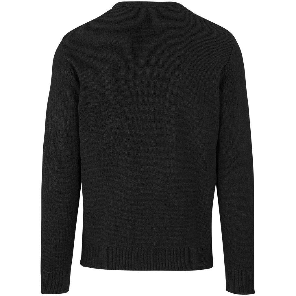 Camisola masculina pesada do Equador com decote em V