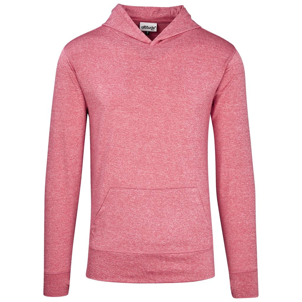 Pull à capuche léger pour homme - Rouge