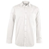 Chemise Haiden à manches longues pour hommes - Blanc