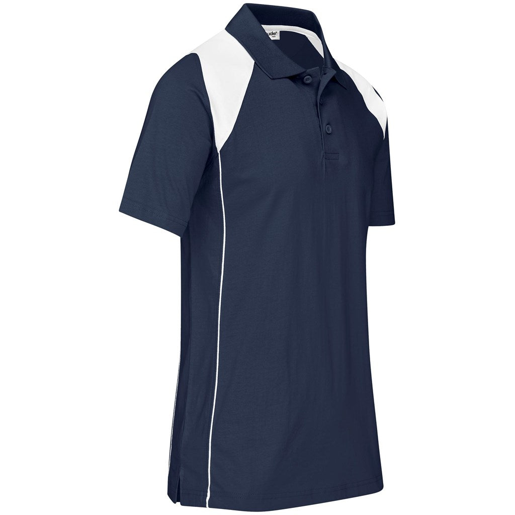 Camisola de golfe Infinity para homem - Azul-marinho