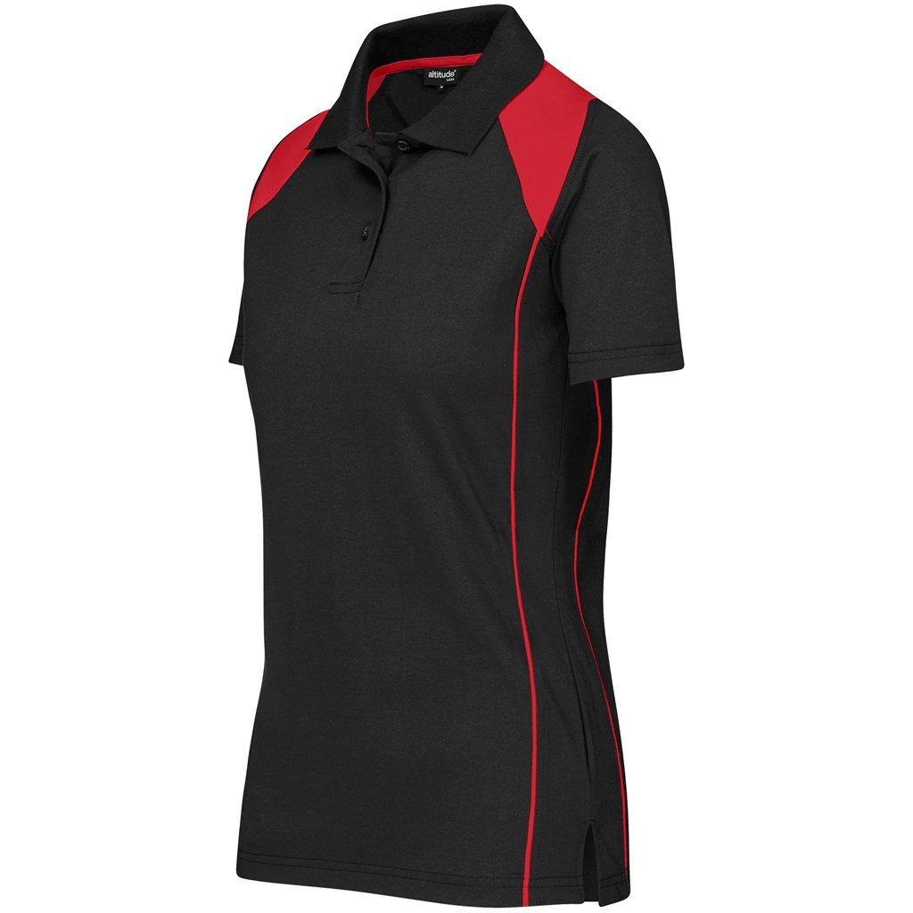 Polo de golf Infinity pour femme - Noir