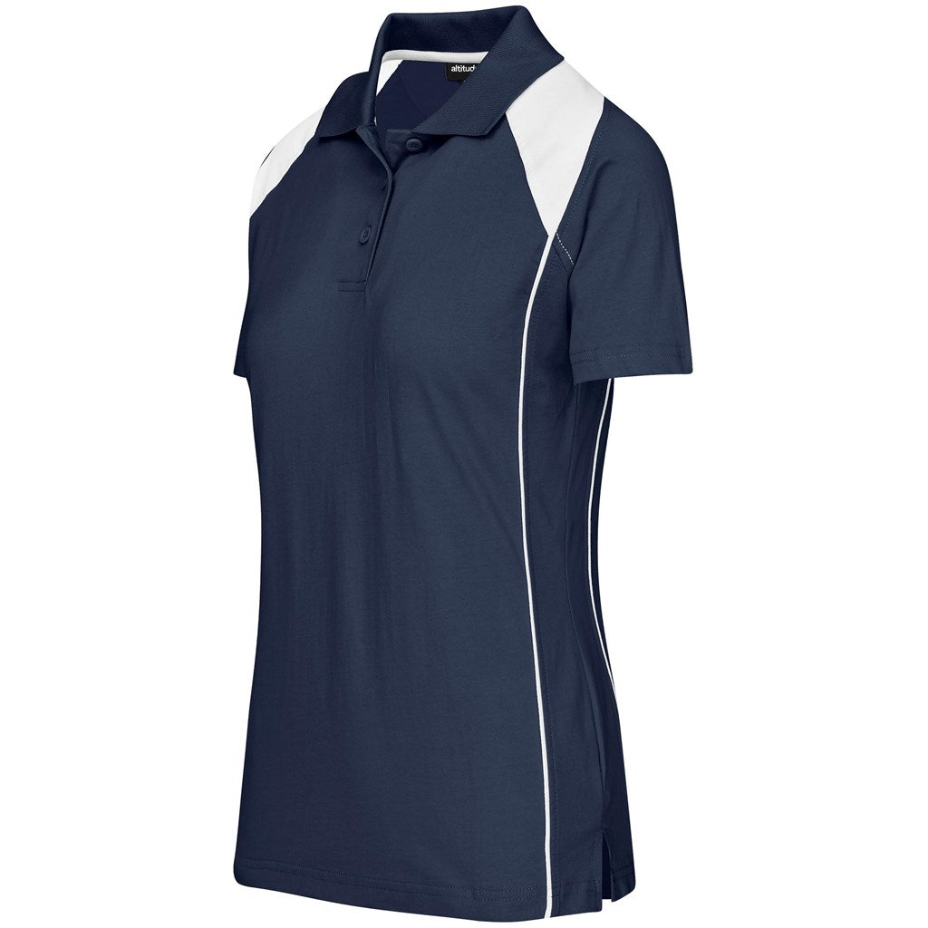 Camisola de golfe para mulher Infinity - Azul-marinho