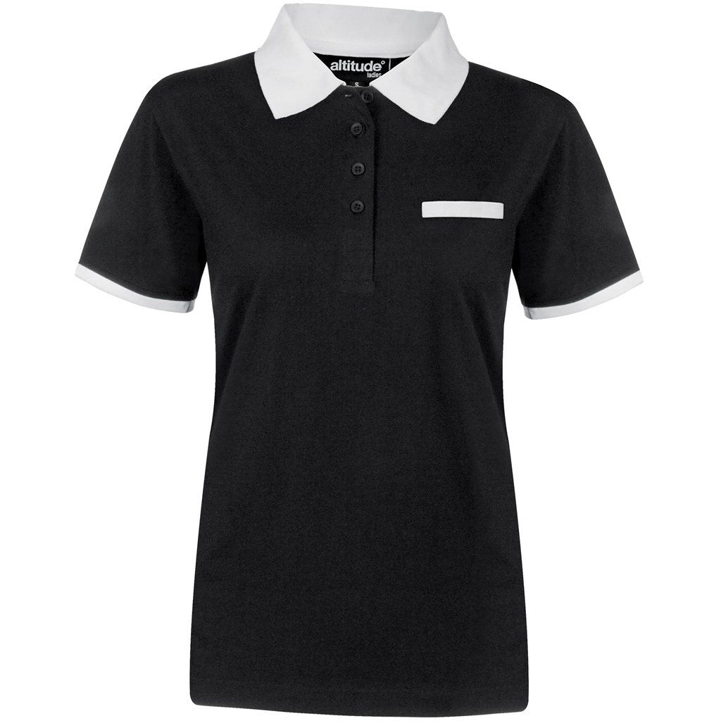 Polo de golf Caliber pour femme - Noir