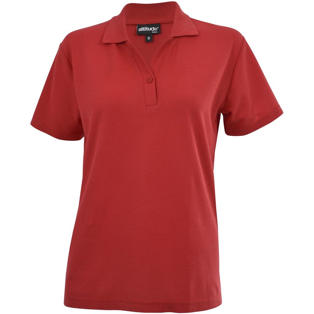 Polo de golf épais Melrose pour femme - Rouge