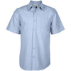 Chemise Oxford à manches courtes pour homme - Bleu clair