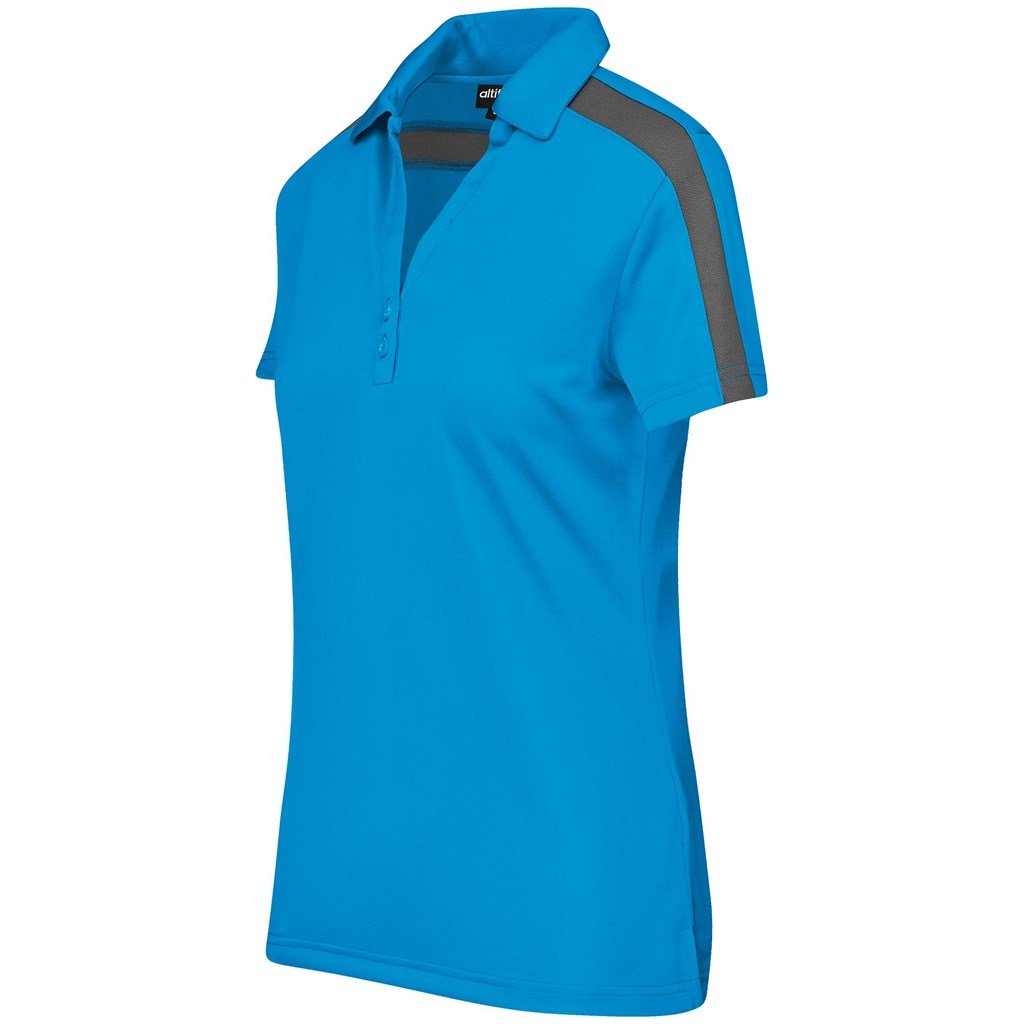 Polo de golf Nautilus pour femme - Cyan