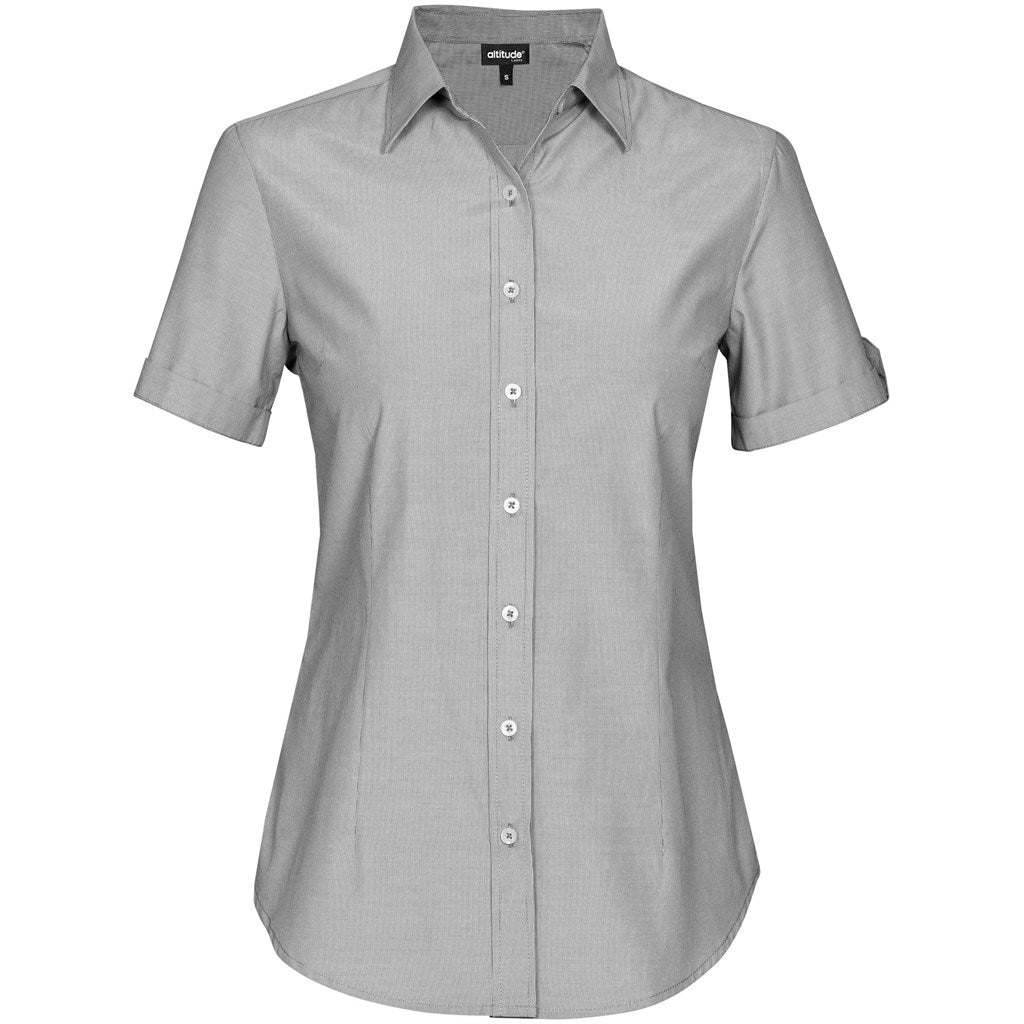 Chemise Portsmouth à manches courtes pour femme - Noir
