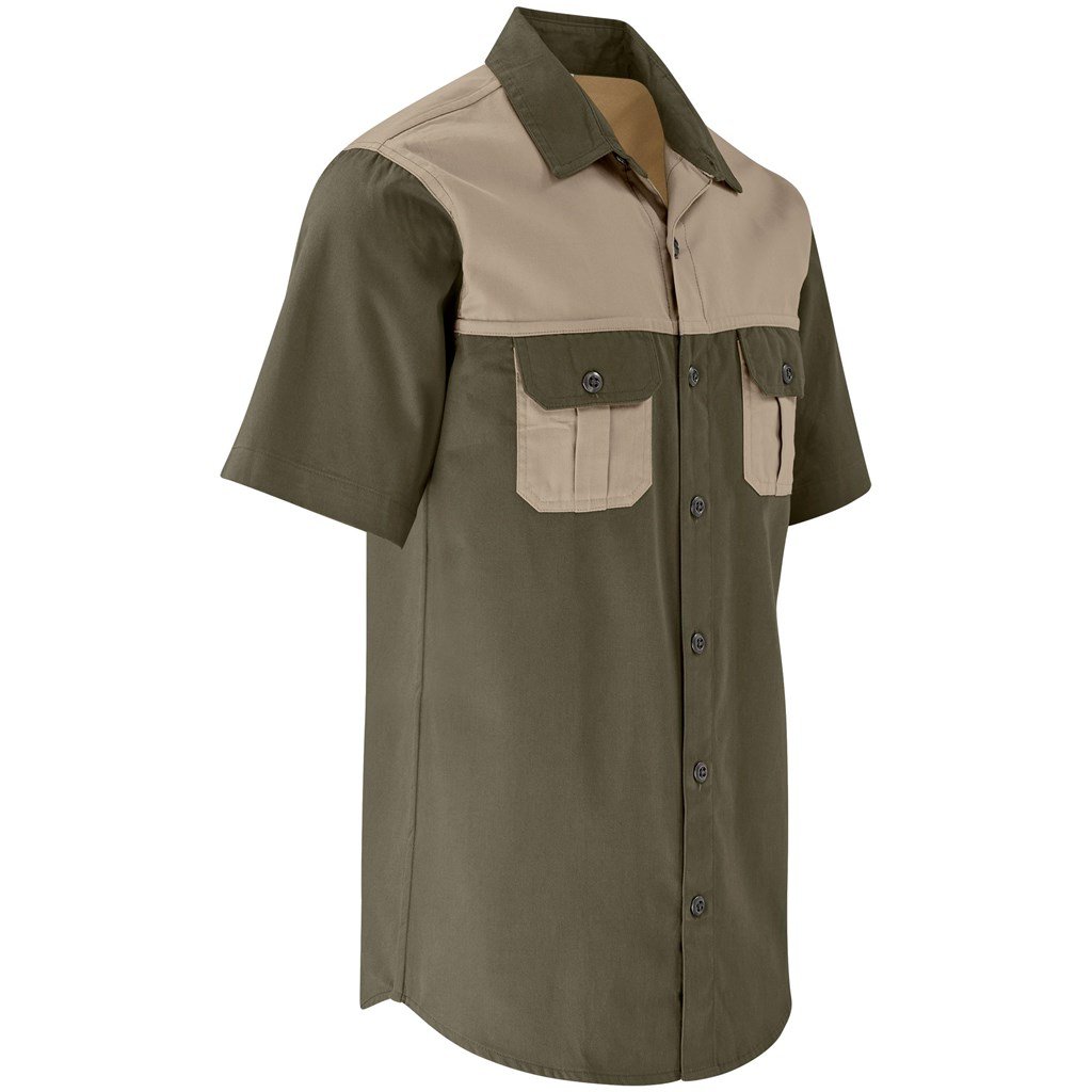Camisola de homem de manga curta Serengeti 2-Tone Bush
