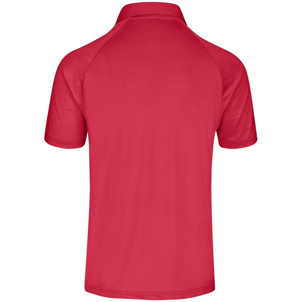 Camisola de golfe Santorini para homem - vermelha